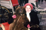Арбат, декабрь 1990 года. Русская зима, живой медведь